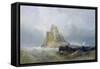 St. Michael's Mount, Cornwall-William Clarkson Stanfield-Framed Stretched Canvas