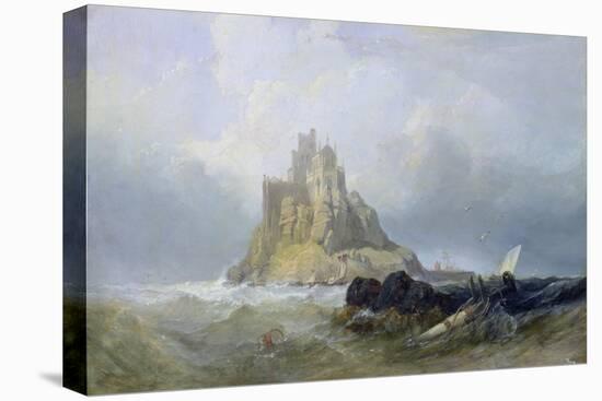 St. Michael's Mount, Cornwall-William Clarkson Stanfield-Stretched Canvas