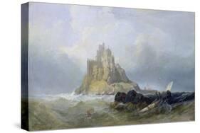 St. Michael's Mount, Cornwall-William Clarkson Stanfield-Stretched Canvas