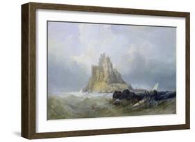 St. Michael's Mount, Cornwall-William Clarkson Stanfield-Framed Giclee Print