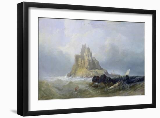 St. Michael's Mount, Cornwall-William Clarkson Stanfield-Framed Giclee Print