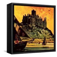 St Michael's Mount, Cornwall-English School-Framed Stretched Canvas