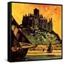 St Michael's Mount, Cornwall-English School-Framed Stretched Canvas