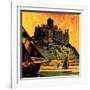 St Michael's Mount, Cornwall-English School-Framed Giclee Print