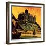 St Michael's Mount, Cornwall-English School-Framed Giclee Print