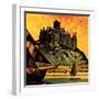 St Michael's Mount, Cornwall-English School-Framed Giclee Print