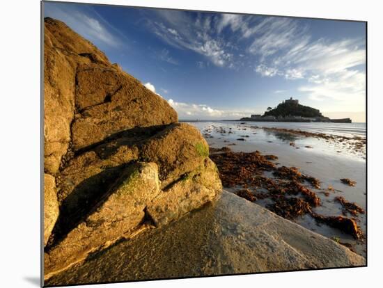 St Michael's Mount, Marazion, Cornwall, UK-Ross Hoddinott-Mounted Photographic Print