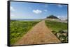 St. Michael's Mount, Marazion, England-Jordan Banks-Framed Stretched Canvas