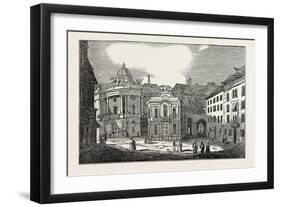 St. Michael's Place, and the Imperial Palace, Vienna, Austria-null-Framed Giclee Print