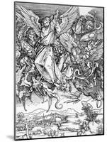 St. Michael Slaying the Dragon by Albrecht Durer-null-Mounted Giclee Print