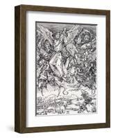 St. Michael Slaying the Dragon-Albrecht Dürer-Framed Giclee Print