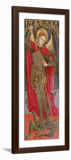 St. Michael Slaying the Dragon-Jean Mirailhet-Framed Premium Giclee Print