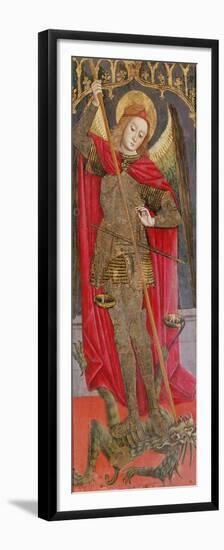 St. Michael Slaying the Dragon-Jean Mirailhet-Framed Premium Giclee Print