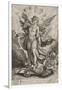 St Michael Triumphing over the Dragon, 1584-Hieronymus Wierix-Framed Giclee Print