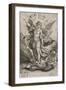St Michael Triumphing over the Dragon, 1584-Hieronymus Wierix-Framed Premium Giclee Print