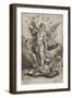 St Michael Triumphing over the Dragon, 1584-Hieronymus Wierix-Framed Giclee Print