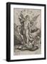 St Michael Triumphing over the Dragon, 1584-Hieronymus Wierix-Framed Giclee Print