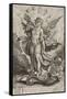 St Michael Triumphing over the Dragon, 1584-Hieronymus Wierix-Framed Stretched Canvas