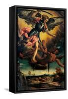 St. Michael Vanquishing the Devil-Bonifacio de Pitati-Framed Stretched Canvas