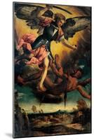 St. Michael Vanquishing the Devil-Bonifacio de Pitati-Mounted Art Print