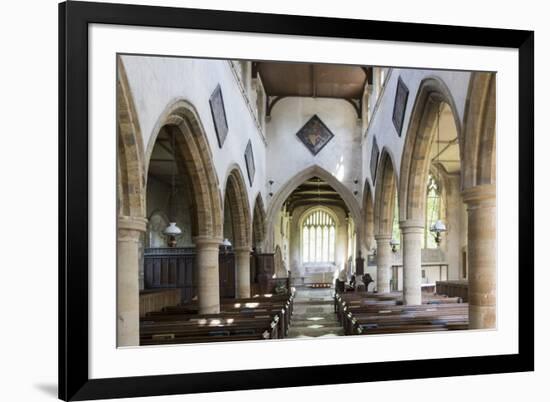 St. Michaels Church, Great Tew, Oxfordshire, England, United Kingdom-Nick Servian-Framed Photographic Print