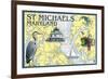 St. Michaels, Maryland - Nautical Chart-Lantern Press-Framed Premium Giclee Print