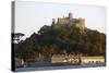 St. Michaels Mount, Cut Off from Marazion at High Tide, Cornwall, England, United Kingdom, Europe-Simon Montgomery-Stretched Canvas