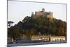 St. Michaels Mount, Cut Off from Marazion at High Tide, Cornwall, England, United Kingdom, Europe-Simon Montgomery-Mounted Photographic Print