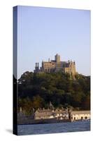 St. Michaels Mount, Cut Off from Marazion at High Tide, Cornwall, England, United Kingdom, Europe-Simon Montgomery-Stretched Canvas