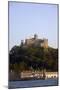 St. Michaels Mount, Cut Off from Marazion at High Tide, Cornwall, England, United Kingdom, Europe-Simon Montgomery-Mounted Premium Photographic Print