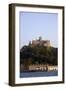 St. Michaels Mount, Cut Off from Marazion at High Tide, Cornwall, England, United Kingdom, Europe-Simon Montgomery-Framed Photographic Print