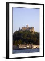 St. Michaels Mount, Cut Off from Marazion at High Tide, Cornwall, England, United Kingdom, Europe-Simon Montgomery-Framed Photographic Print