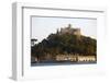 St. Michaels Mount, Cut Off from Marazion at High Tide, Cornwall, England, United Kingdom, Europe-Simon Montgomery-Framed Photographic Print