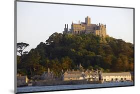 St. Michaels Mount, Cut Off from Marazion at High Tide, Cornwall, England, United Kingdom, Europe-Simon Montgomery-Mounted Photographic Print