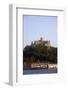 St. Michaels Mount, Cut Off from Marazion at High Tide, Cornwall, England, United Kingdom, Europe-Simon Montgomery-Framed Photographic Print