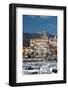 St. Michel Church and the Old Town of Menton, Provence-Alpes-Cote D'Azur, French Riviera-Sergio Pitamitz-Framed Photographic Print