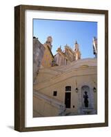 St. Michel Church, Menton, Alpes-Maritimes, Cote D'Azur, Provence, French Riviera, France-Sergio Pitamitz-Framed Photographic Print