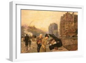 St Michel-Childe Hassam-Framed Art Print