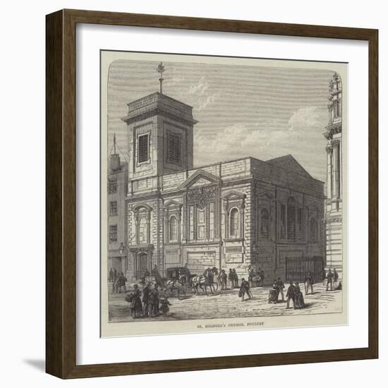 St Mildred's Church, Poultry-Frank Watkins-Framed Giclee Print