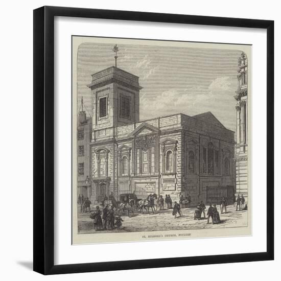 St Mildred's Church, Poultry-Frank Watkins-Framed Giclee Print