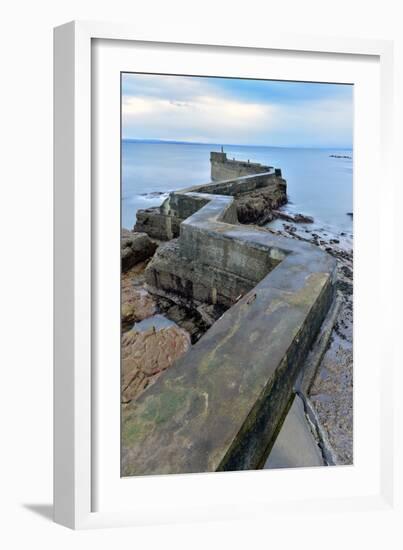 St. Monan's Pier, Fife, Scotland, United Kingdom, Europe-Karen Deakin-Framed Photographic Print
