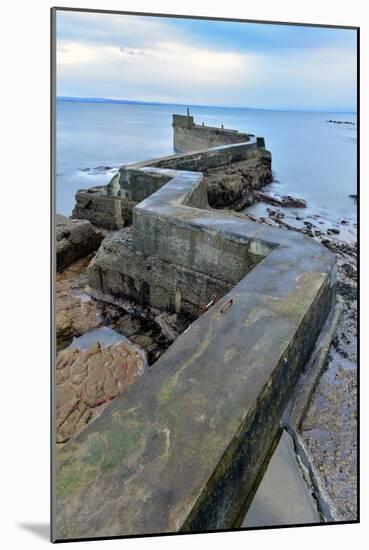 St. Monan's Pier, Fife, Scotland, United Kingdom, Europe-Karen Deakin-Mounted Photographic Print