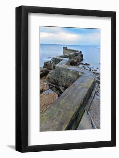 St. Monan's Pier, Fife, Scotland, United Kingdom, Europe-Karen Deakin-Framed Photographic Print