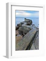 St. Monan's Pier, Fife, Scotland, United Kingdom, Europe-Karen Deakin-Framed Photographic Print