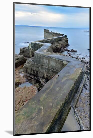 St. Monan's Pier, Fife, Scotland, United Kingdom, Europe-Karen Deakin-Mounted Photographic Print