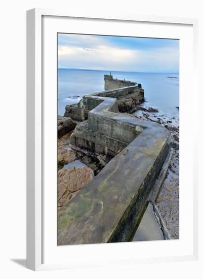 St. Monan's Pier, Fife, Scotland, United Kingdom, Europe-Karen Deakin-Framed Photographic Print