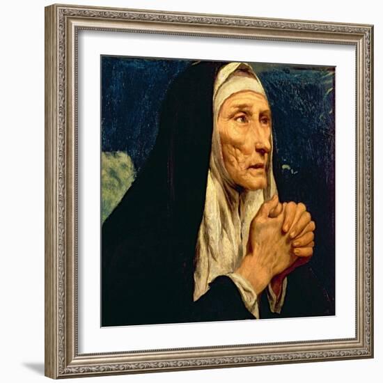 St. Monica-Luis Tristan de Escamilla-Framed Giclee Print