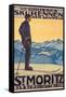 St, Moritz, 1911-Walter Kupfer-Framed Stretched Canvas