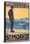 St, Moritz, 1911-Walter Kupfer-Framed Stretched Canvas