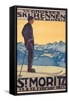 St, Moritz, 1911-Walter Kupfer-Framed Stretched Canvas